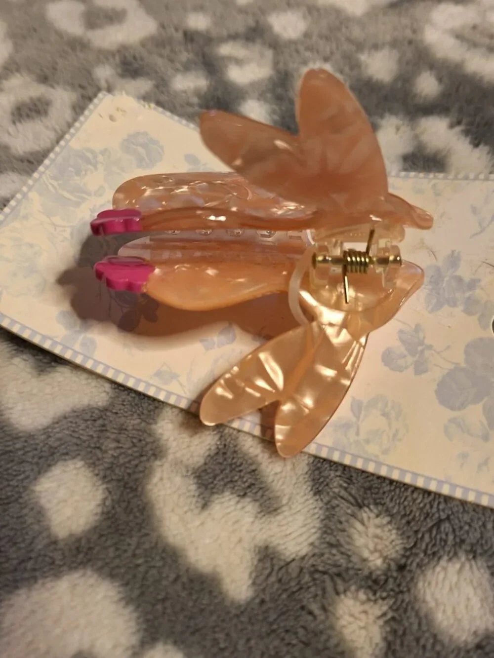 Bunny Rabbit Hair Claw in Perfect Condition